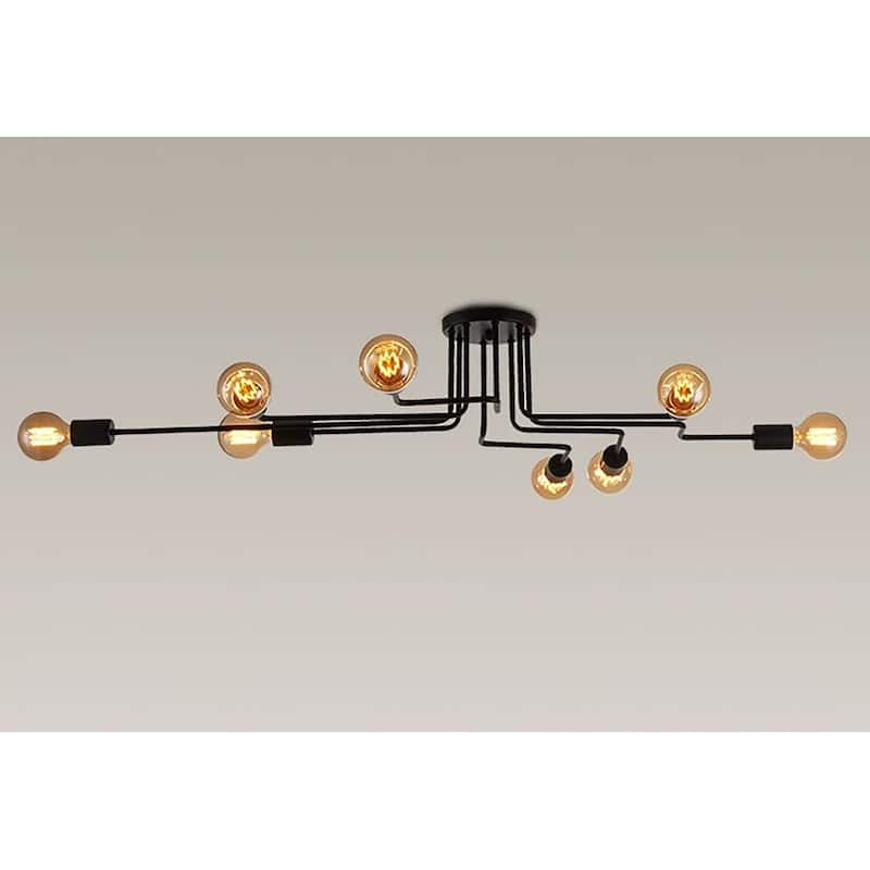 Electodyte 8-light 45-inch Circuit Board Flush Mount