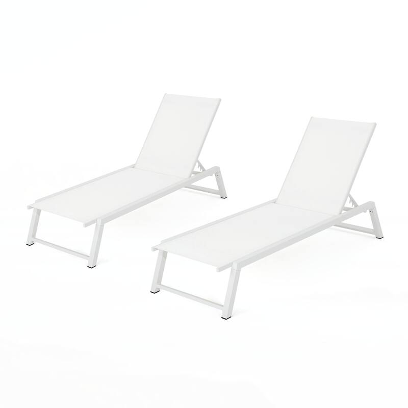 outdoor CHAISE LOUNGE ,White