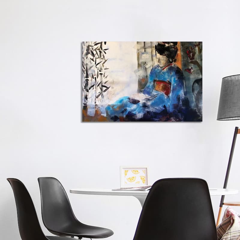 iCanvas "Geisha Sleeping" by Marina Del Pozo Canvas Print - 26x40x1.5