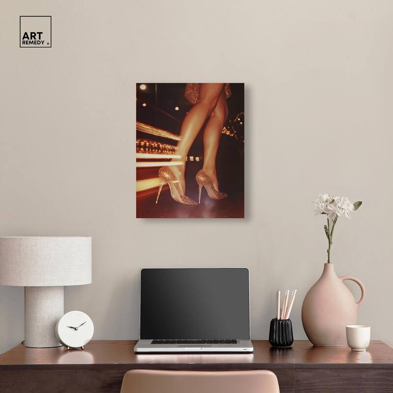 Sparkly Nights Canvas by Art Remedy, Gallery Wrapped