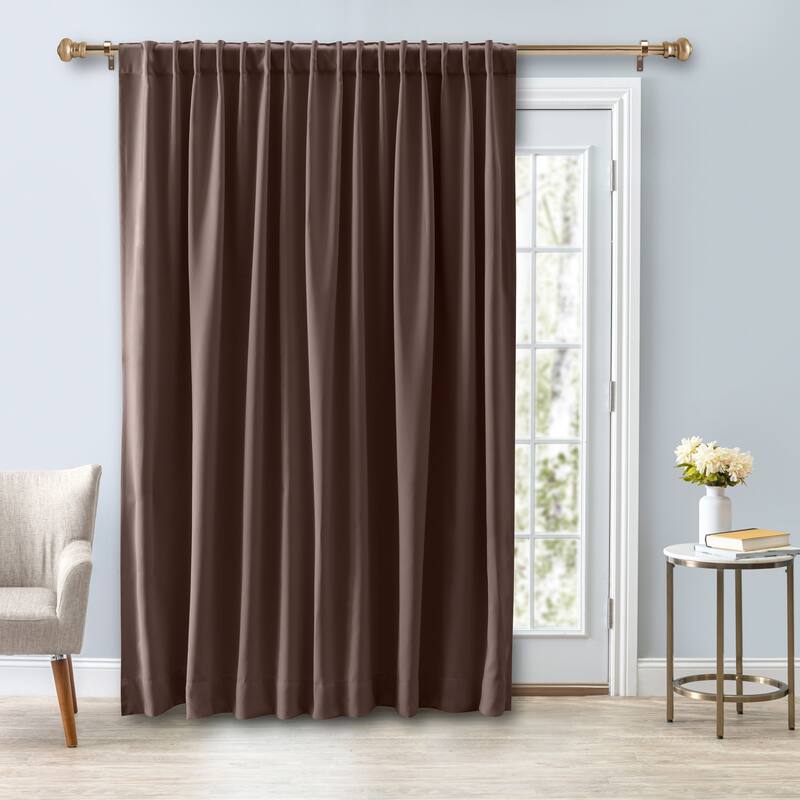 Gorgeous Ultimate BlackOut 2-Way Pocket Double Wide Curtain Panel
