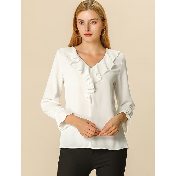 ruffle chiffon