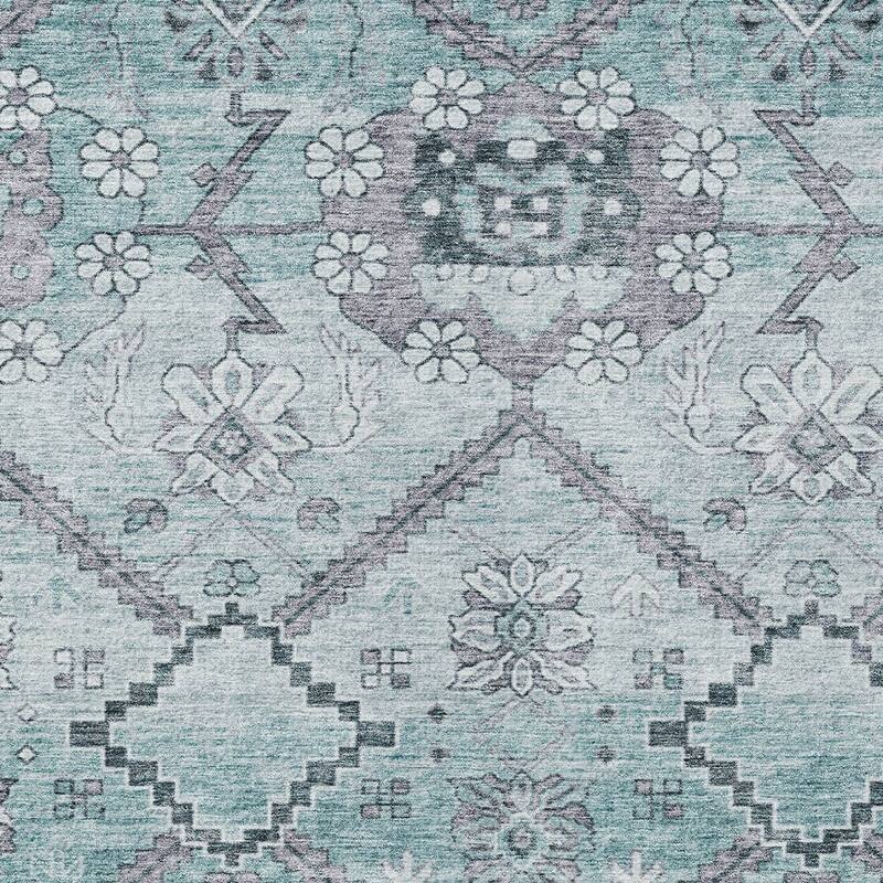 HomeRoots Floral Transitional Rectangle Outdoor Rug