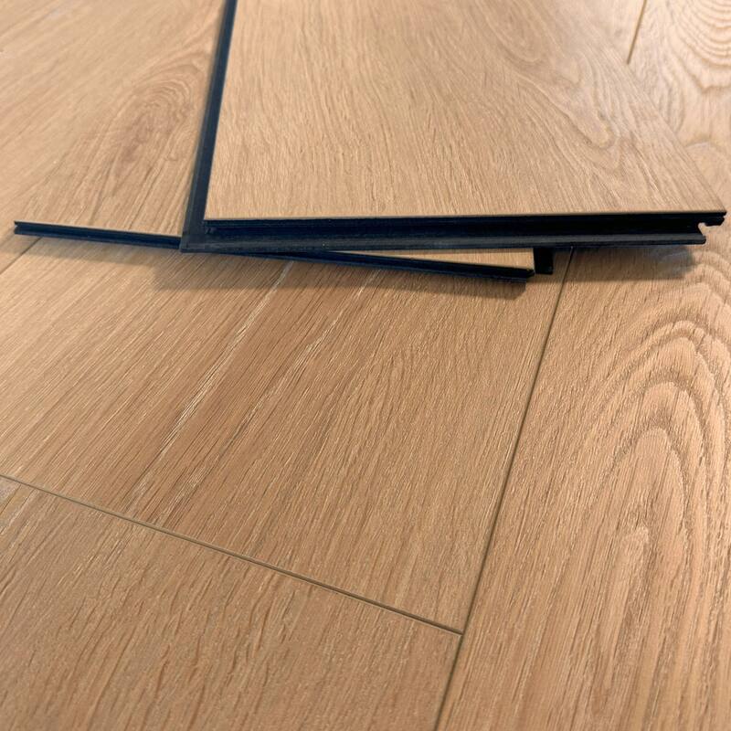 GOLDEN STATE FLOORS Tru-Shield Collection - 12mm T x 9.37" W Laminate flooring (19.27sqft/box) - Suntan Oak