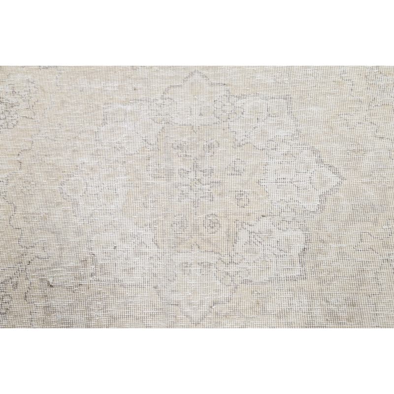 Muted Geometric Tabriz Persian Home Decor Area Rug Wool Hand-knotted - 6'3" x 9'3"