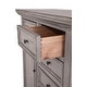 preview thumbnail 3 of 6, Lakewood Antique Finish Gentleman's Drawer Chest