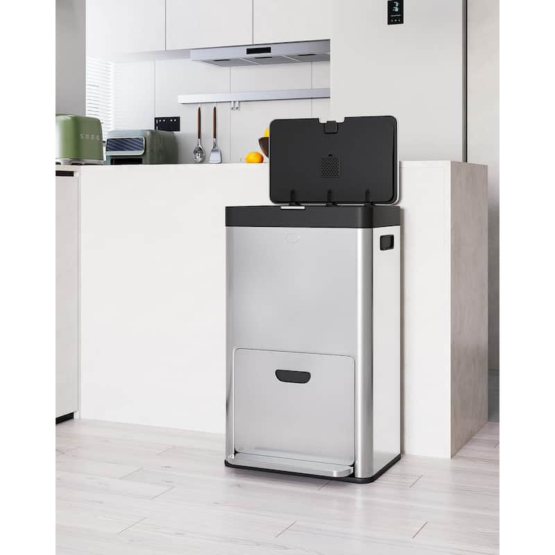 Kitchen Trash Can with Lid