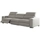 preview thumbnail 2 of 2, Signature Design by Ashley Mabton Gray Power Reclining Sofa - 118"W x 40"D x 31"H