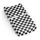 preview thumbnail 1 of 4, Sweet Jojo Designs Black & White Gingham Checkered Plaid Boy, Girl, Unisex/Gender Neutral Changing Pad Cover Sheet - Black Check