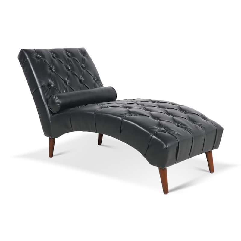 Upholstered Long Lounger Indoor Chaise Lounge Chair for Living Room.
