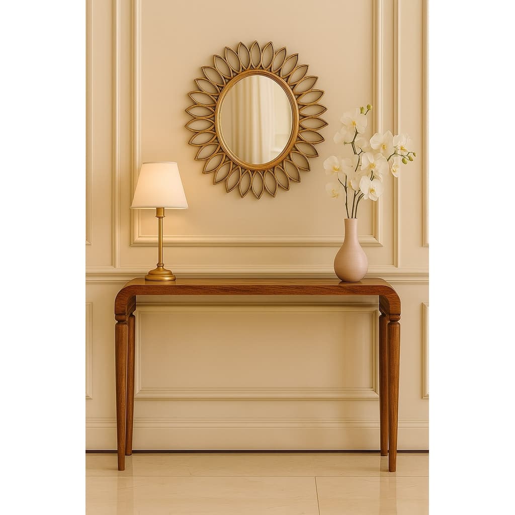 Artisan Furniture Solid Wood Arcus Coffee Table ,Brown