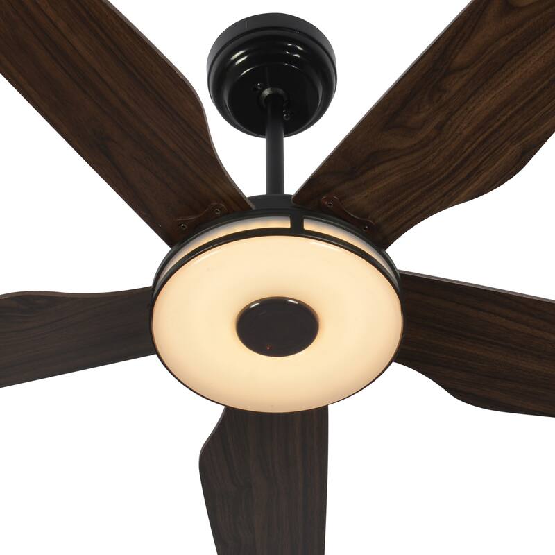 CARRO Stellan 52" Smart Ceiling Fan with Light and Remote-Downrod