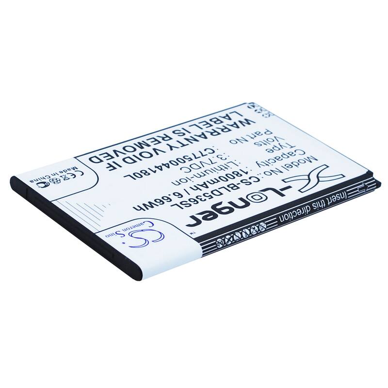 Battery for BLU D030 D030L D030U D030UX D536 D536L D536X Dash M C775004180L - Black