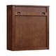 preview thumbnail 42 of 44, Teamson Home Hatteras 22 in. W 2-Door Wall Cabinet with Rattan Inlay Doors, Bathroom Wall Storage, Small Bathroom Organizer