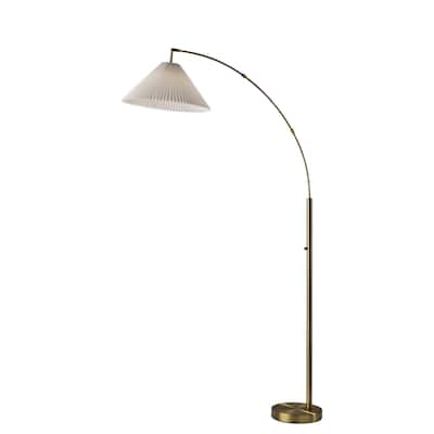 Delaney Arc Lamp - Antique Brass