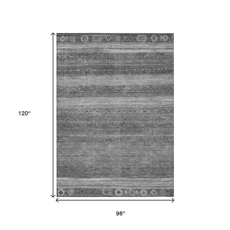 HomeRoots Aztec Transitional Rectangle Outdoor Rug