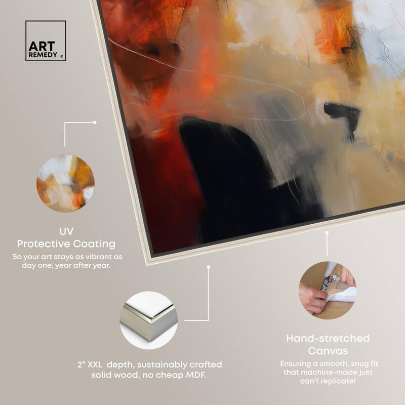 Earth and Fire I Canvas by Art Remedy