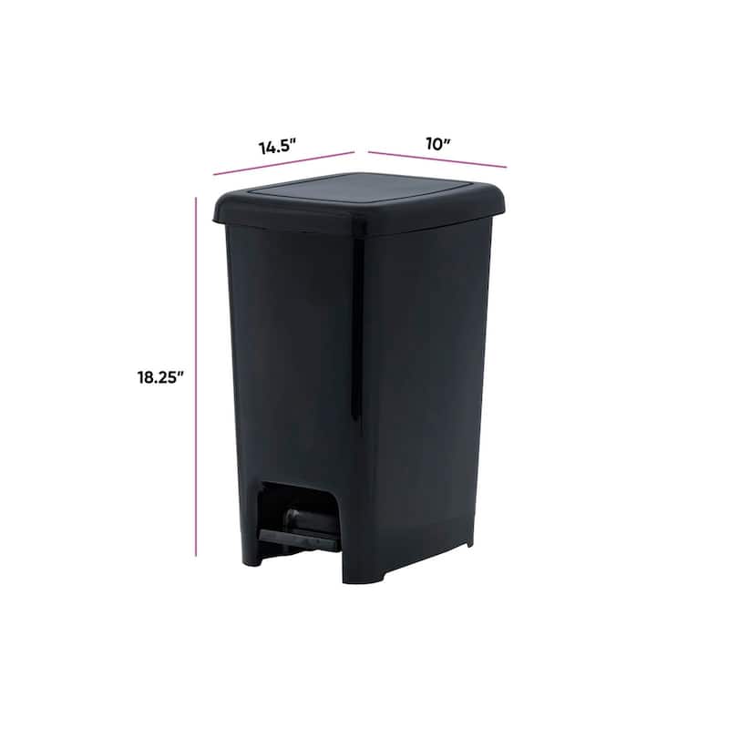 26 qt Slim Step Trash Can