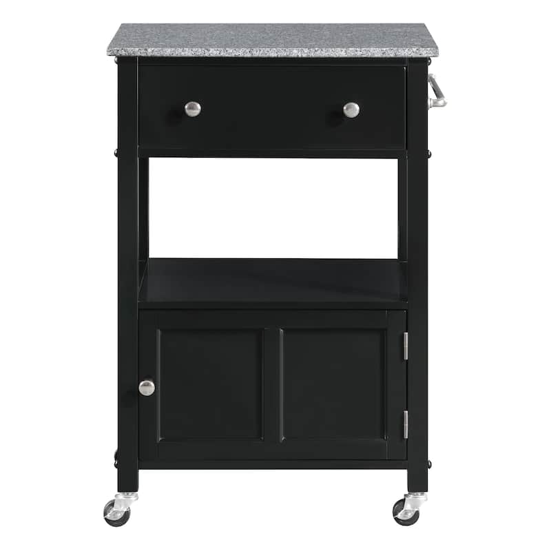 Fairfax Kitchen Cart with Granite Top