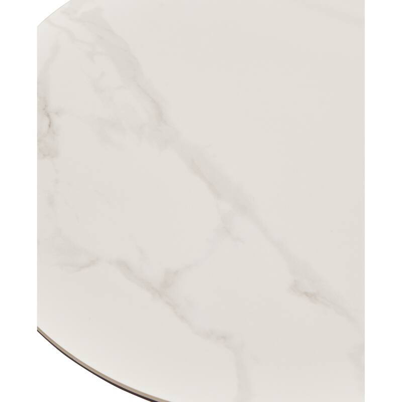 Coffee table ceramic Coffee Table, MDF painting Double Layer Coffee Table for Living Room