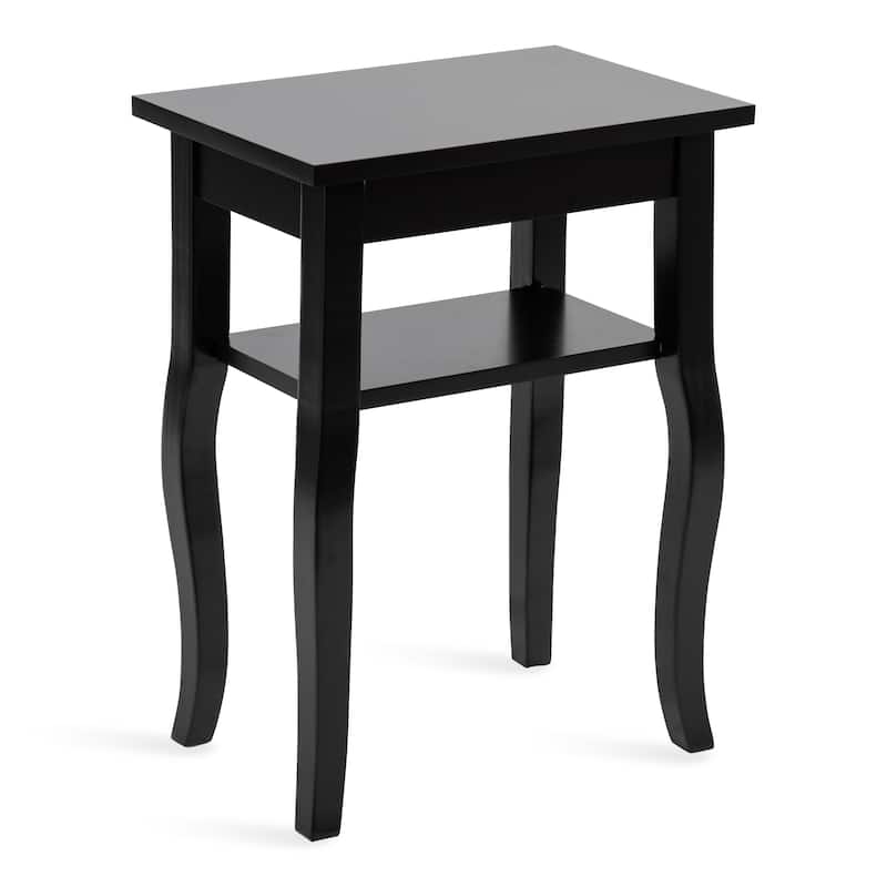 Kate and Laurel Lillian Wood Side Table - 18x12x24