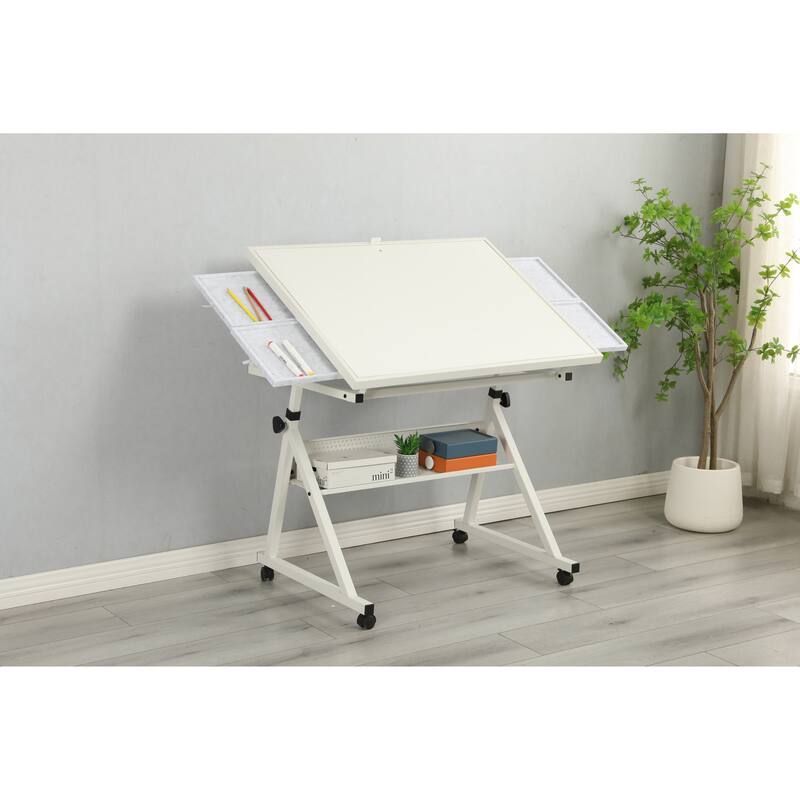 1500 pieces Jigsaw Puzzle metal Table board for adults gift with 4 trays(black)