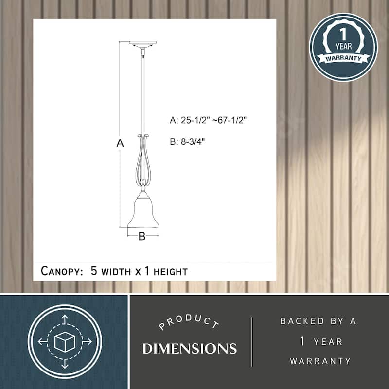 Vaxcel Lighting P0415 9" Wide Suspension Mini Pendant