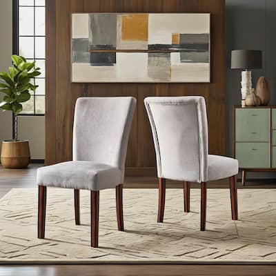 Dinant Chenille Parsons Dining Chairs (Set of 2) - Dining Chair