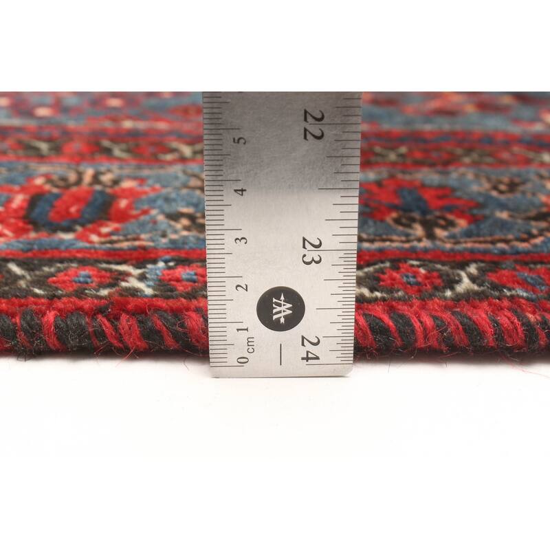 ECARPETGALLERY Hand-knotted Anatolian Red Wool Rug - 4'3 x 6'5