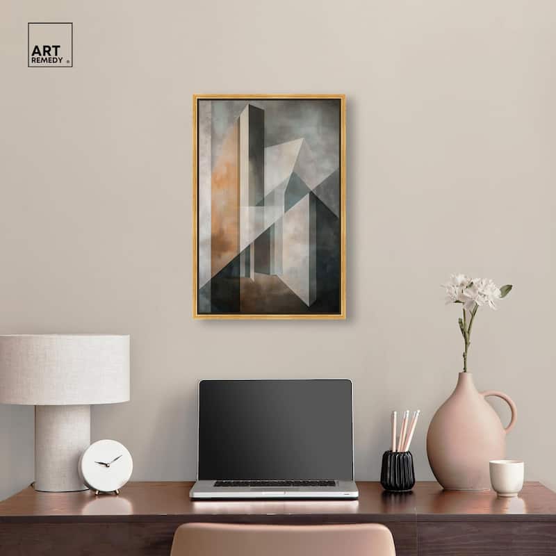 Spatial Geometry Canvas by Art Remedy