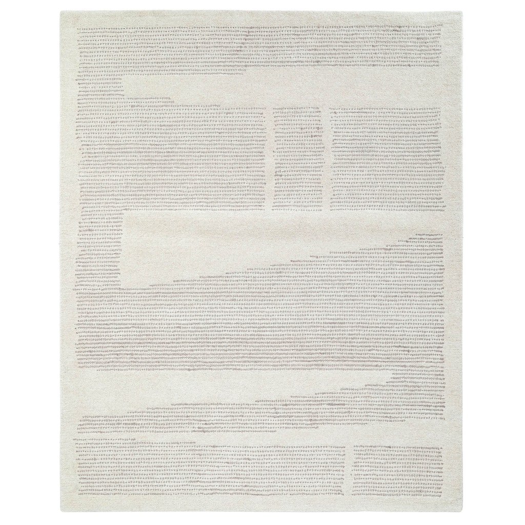 Terra by Obeetee Jaipur Modern Ivory Rug