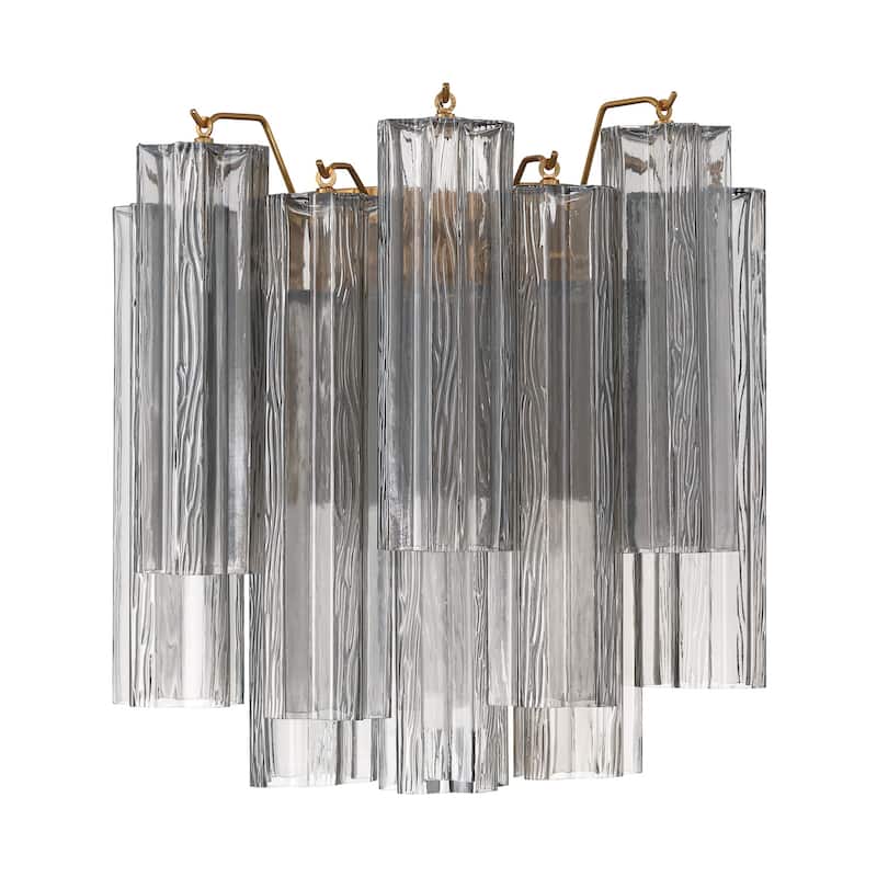 Crystorama Lighting Group ADD-303-SM Addis 2 Light 15" Tall Wall