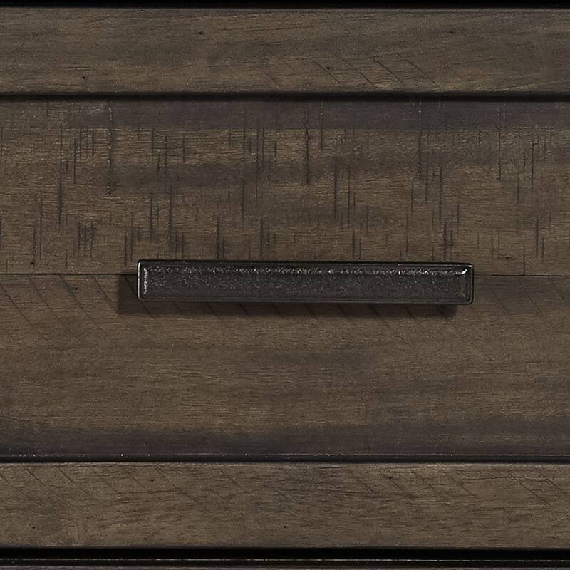 Thornwood Hills Rock Beaten Grey Finish 8 Drawer Dresser
