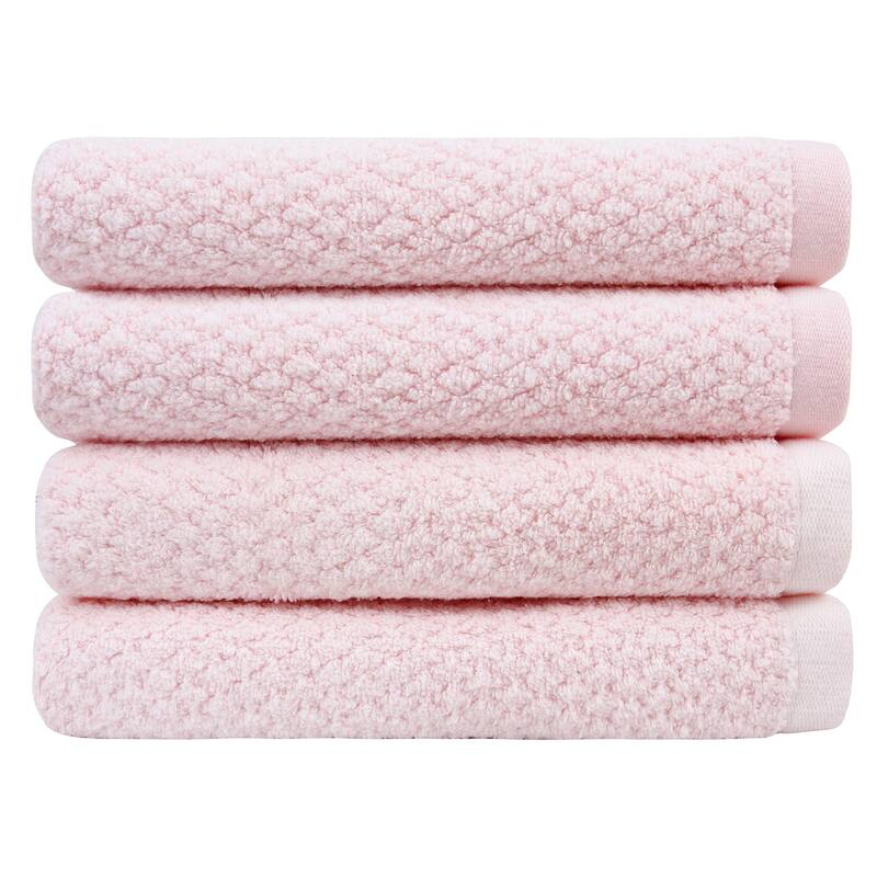 Everplush Hand Towel Set, 4 Pieces - N/A - Pink