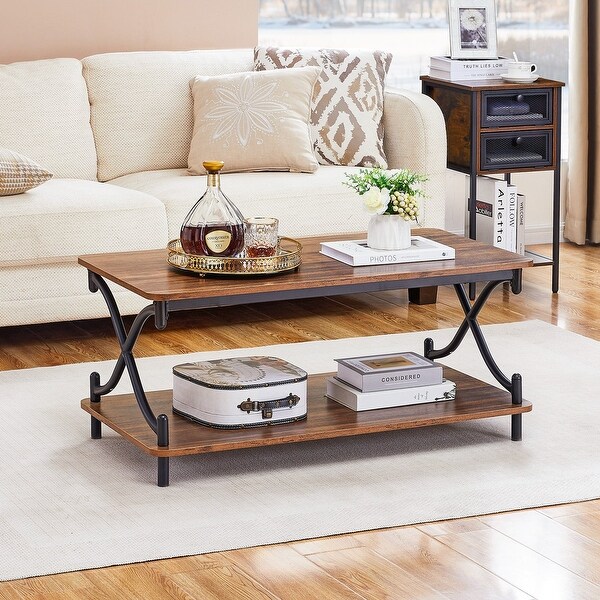 VECELO 3-Piece Coffee Table Set Sofa Table and Corner Side Table