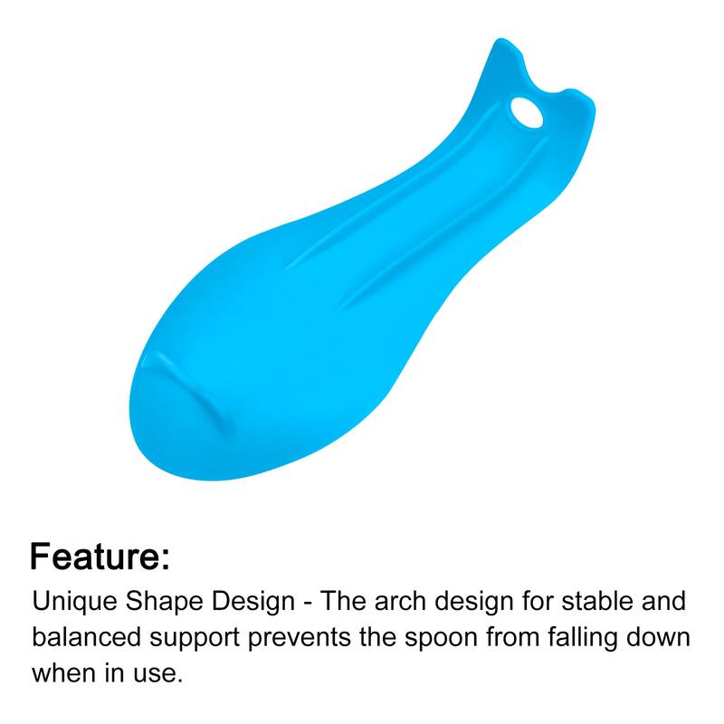 3.86" Heat Resistant Silicone Spoon Rest Kitchen Utensil Holder