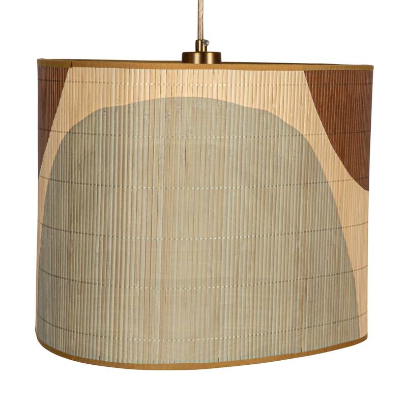Circles of Harmony Bamboo Pendant Lamp