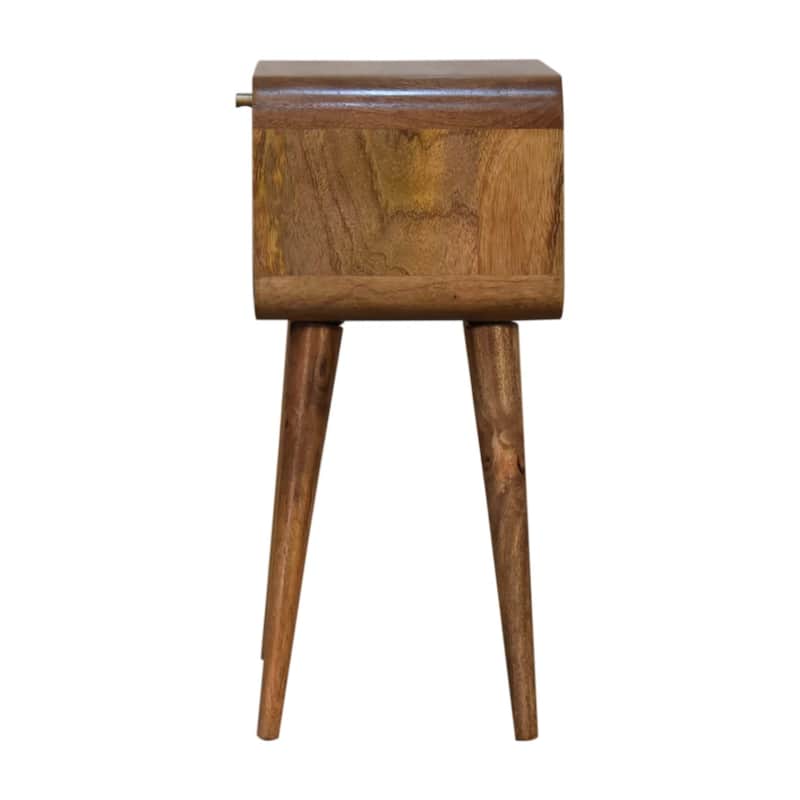 Artisan Furniture Solid Wood Mini Woven Nightstand