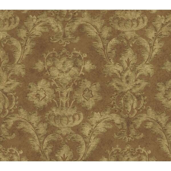 Shop Red Fusion Damask Wallpaper 20 5in X 396in X 0 025in Overstock 31982352
