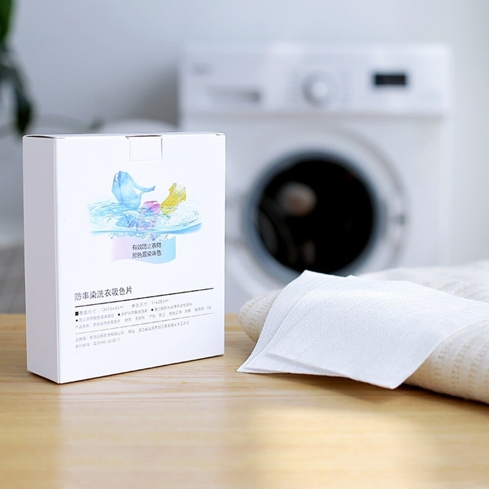 PUIYRBS Color Grabber Laundry Sheets Washing Machine Use Mixed Dyeing Proof  Color Absorption Sheet Laundry Papers 