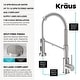 preview thumbnail 109 of 158, Kraus Bolden 2-Function 1-Handle Commercial Pulldown Kitchen Faucet