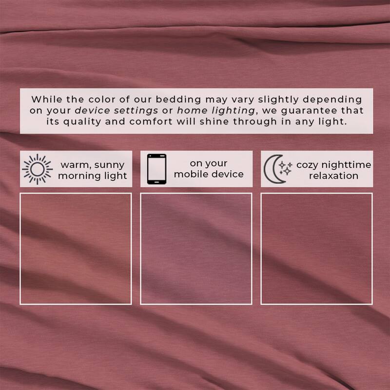 Linery & Co. Heathered Melange Cotton Jersey Knit Sheet Set