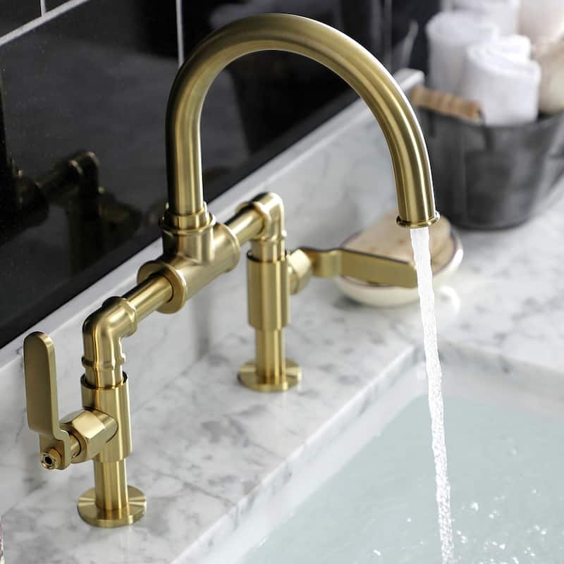 Kingston Brass Whitaker Bridge Bathroom Faucet