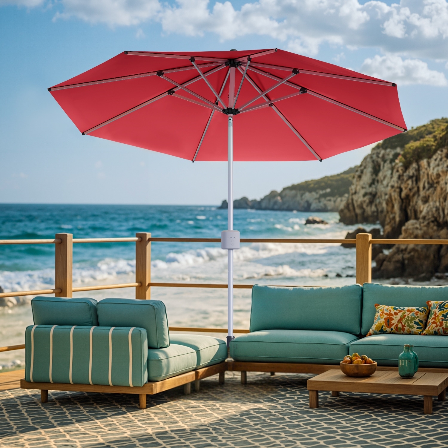 commercial resort grade patio umbrellas Business & Pleasure Co. The Umbrella Size:xs Bicycles:BMX Choose this outdoor umbrella assets.wfcdn.com/im/18830379/resize-h500-w750%5Eco...