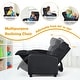 preview thumbnail 22 of 32, Gymax Kids Recliner Chair Adjustable Leather Sofa Armchair w/ Footrest