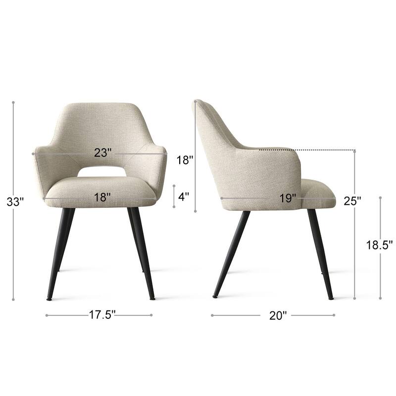 Upholstered Dining Armchair (Set of 2)