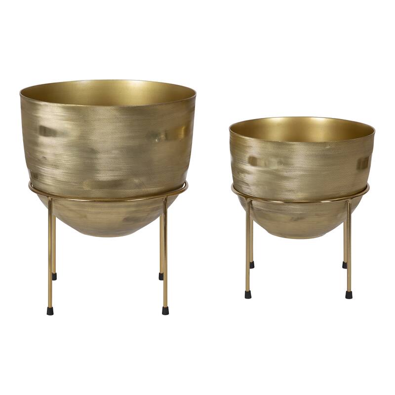 Kate and Laurel Navara Freestanding Planter Set