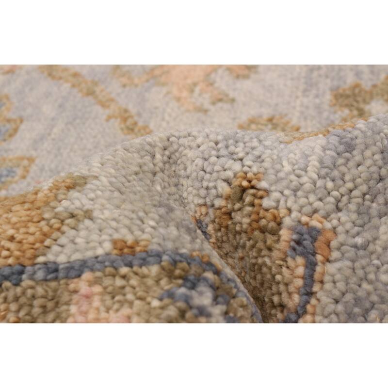 ECARPETGALLERY Hand-knotted Jules Serapi Grey Wool Rug - 8'9 x 12'2