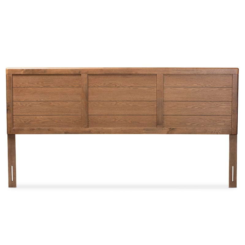 Carson Carrington Ulvsta Walnut Mid-century Wood Headboard