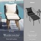 preview thumbnail 7 of 18, 5 Pieces Patio Furniture Chair Sets, Patio Conversation Set With Wicker Cool Bar Table,Ottomans,Outdoor Furniture Bistro Sets